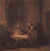 REMBRANDT Harmenszoon van Rijn, Christ at Emmaus